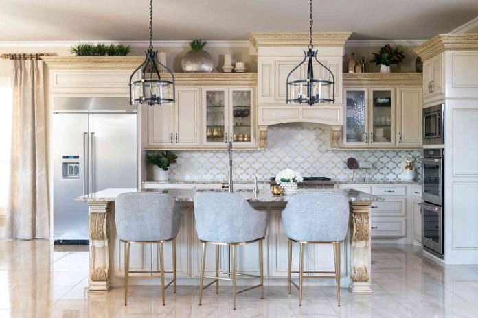 Beautiful Tips To Adorn The Space Above Your Kitchen Cabinets